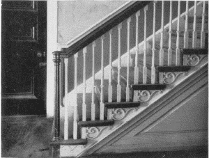 Plate LIX.—Staircase Detail, Upsala; Staircase Balustrade, Gowen House, Mount Airy.