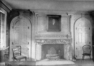 Plate LXII.—Chimney Piece and Paneled Wall, Parlor, Whitby Hall.