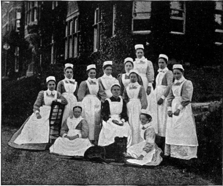 THE NURSING STAFF. From a Photo. by Elliott & Fry.