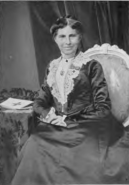  CLARA BARTON From a photograph taken in St. Petersburg in July, 1902, showing the decorations conferred upon her by the Czar and the Empress Dowager