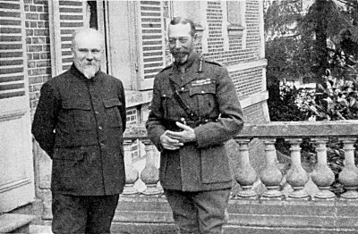 HIS MAJESTY THE KING, WITH PRESIDENT POINCARÉ, IN FRANCE, 1916. HIS MAJESTY GRACIOUSLY CONSENTED TO POSE FOR ME