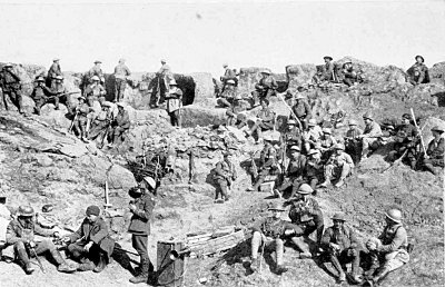 THE QUARRY FROM WHICH I CRAWLED TO FILM THE GERMAN TRENCHES IN FRONT OF ST. QUENTIN, 1917. IT WAS ALSO THE POINT OF LIAISON BETWEEN THE BRITISH AND FRENCH ARMIES