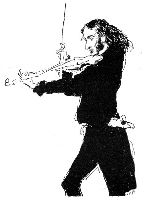 PAGANINI.  By Sir Edwin Landseer.