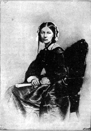 MISS FLORENCE NIGHTINGALE.  From a Photograph.