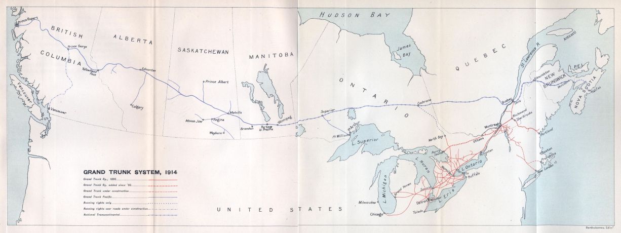 Grand Trunk System, 1914