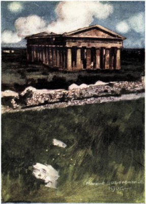 Illustration: THE TEMPLE OF NEPTUNE, PAESTUM