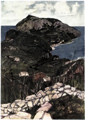 Illustration: CAPRI FROM THE VILLA JOVIS