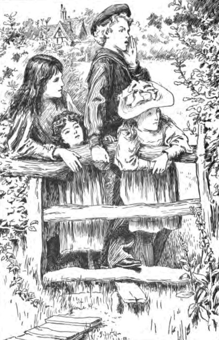 'We ran over the fields by a short cut to a stile on to the road, where we could see her pass, and there we shouted out again all our messages.'—c. xi. p. 168.