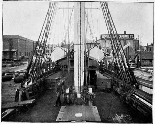 DECK OF KATHLEEN, LOOKING AFT