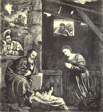 The Adoration of the Shepherds.