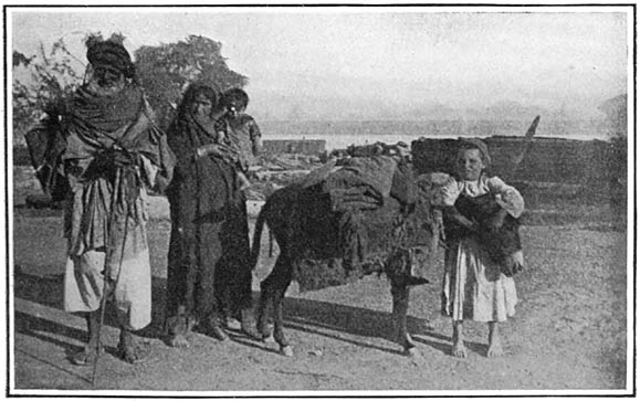 A Transborder Afghan bringing his Family to the Hospital