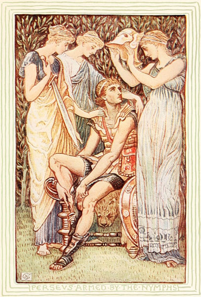 PERSEVS ARMED BY THE NYMPHS