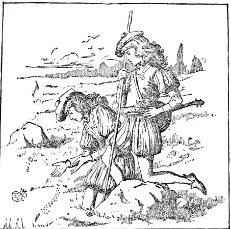 So they chose a sunny spot on a lonely moor, where the earth was rich, and a brook kept it moist, and there they planted the seeds and tended them carefully.—Page 257.