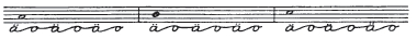 musical notation, ä o ä o ä o ä o ä o ä o ä o ä o ä o