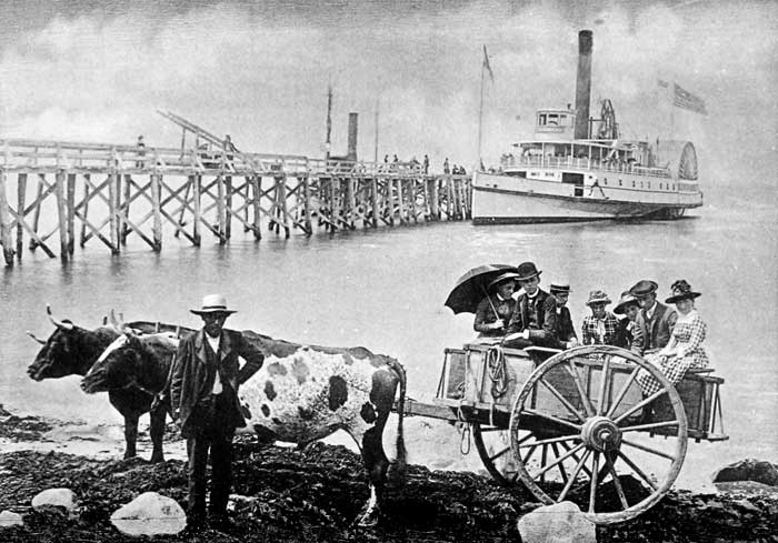 Mode of Conveyance from Wharf To Gay Head Light.