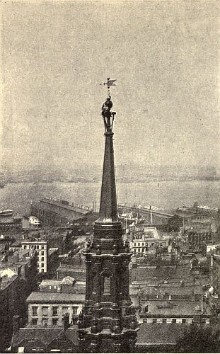 AT THE TOP OF ST. PAUL'S, NEW YORK.