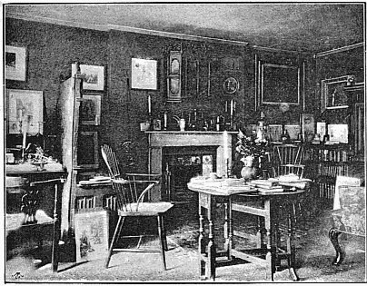 THE STUDY (From a photograph by Fradelle & Young)