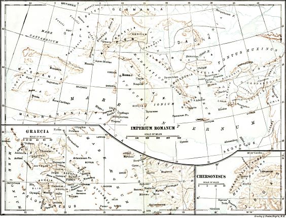 map of Mediterranean