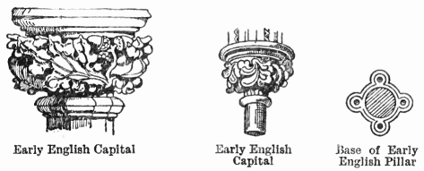 Early English Capital, Early English Capital, Base of Early English Pillar