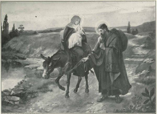 The flight into Egypt