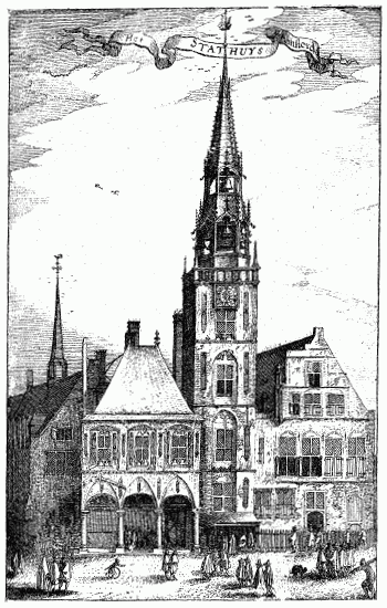 AMSTERDAM: L'HÔTEL DE VILLE  (Bibl. de l'Arsenal)