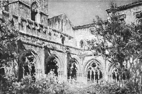 CLOISTERS OF POBLET.