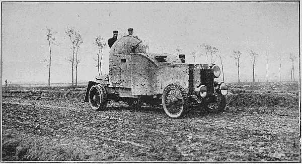 Cl. Meurisse BELGIAN ARMOURED CAR RECONNOITRING IN THE PLAIN OF DIXMUDE