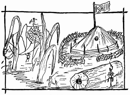 The Boy's Illustration. Fig. 19.—Fort Spinder as the Boy saw it.