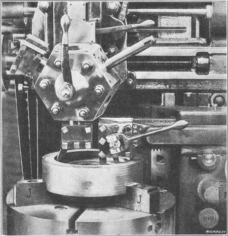 Turning Gasoline Engine Flywheel—Second Position