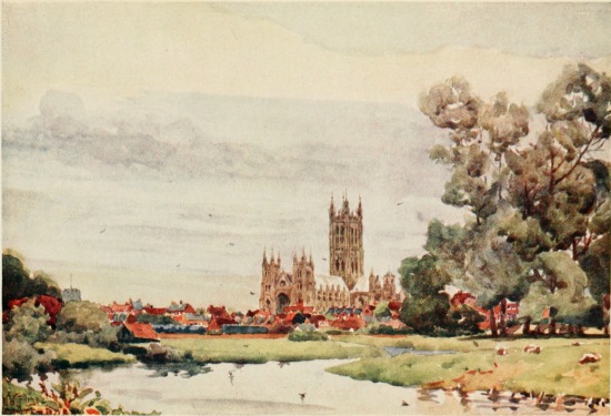 CANTERBURY  FROM THE MEADOWS