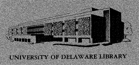 UNIVERSITY OF DELAWARE LIBRARY