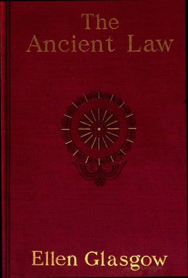 image of book's cover: The Ancient Law, by Ellen Glasgow