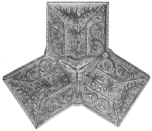 BUCKLE WITH BYZANTINE ORNAMENTATION, FOUND AT HOEN IN EKER.