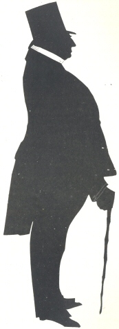 The Rev. Andrew Brandram.  From an old silhouette in the possession of the British and Foreign Bible Society