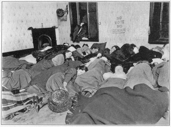 IN THIS MANNER THOUSANDS OF WOMEN THROUGHOUT THE KINGDOM SLEPT IN UNOCCUPIED HOUSES OVER CENSUS NIGHT