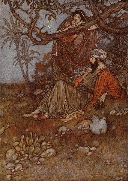 Illustration described in QUATRAIN XI p. 46  [First Edition of the Translation]