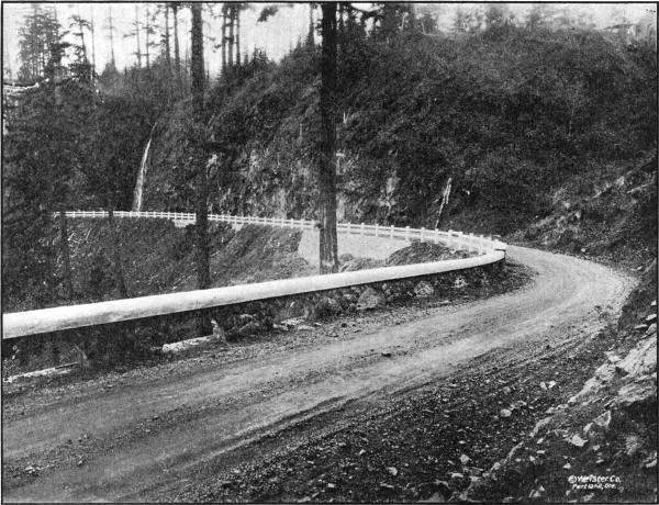 LITTLE JACK FALLS ON THE COLUMBIA RIVER HIGHWAY BETWEEN GOBLE AND RAINIER IN COLUMBIA COUNTY