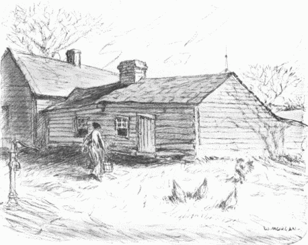 We strolled in the direction of the old house, that house of tragedy in which the family lived in the troublous times.... It was there that the Pinkertons threw the bomb