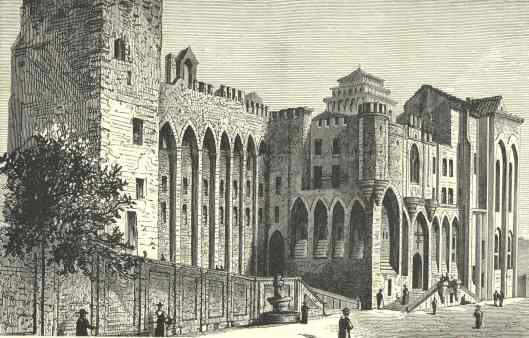 The Castle of the Popes, Avignon.  From Cassell’s ‘Cities of the World.’