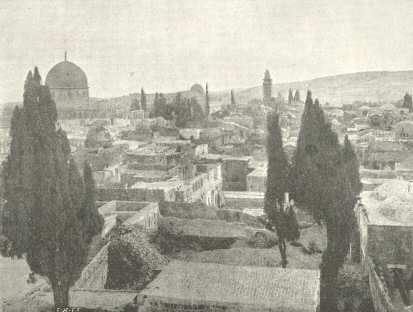 General view of Jerusalem from the Convent of the Sisters of Zion