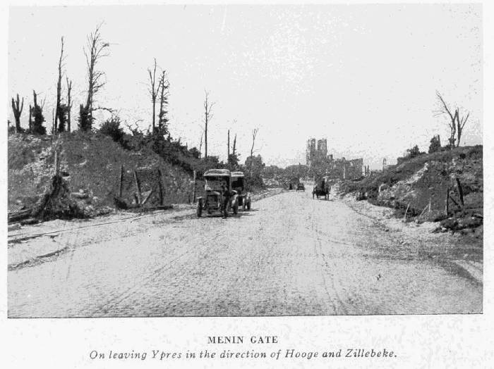 MENIN GATE On leaving Ypres in the direction of Hooge and Zillebeke.