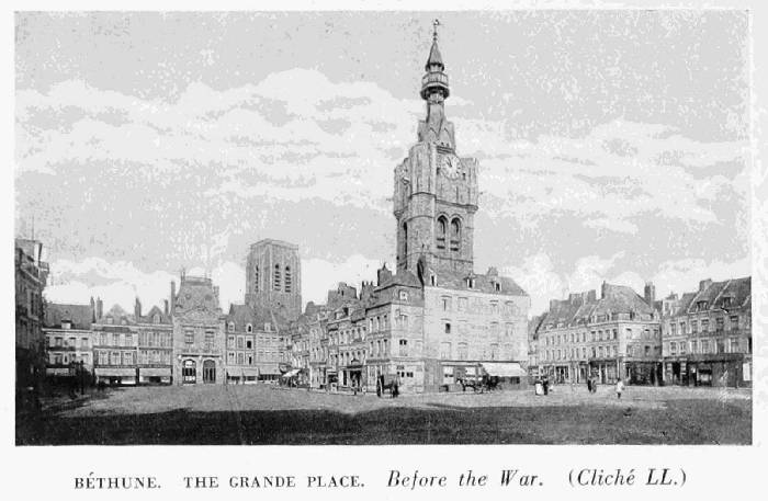 BÉTHUNE. THE GRANDE PLACE. Before the War. (Cliché LL.)