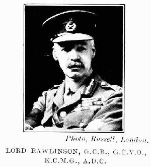 Photo, Russell, London. LORD RAWLINSON, G.C.B., G.C.V.O., K.C.M.G., A.D.C.