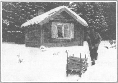  A COTTAGE IN WINTER