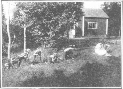  SWEDISH SCHOOL CHILDREN PLAYING INDIANS