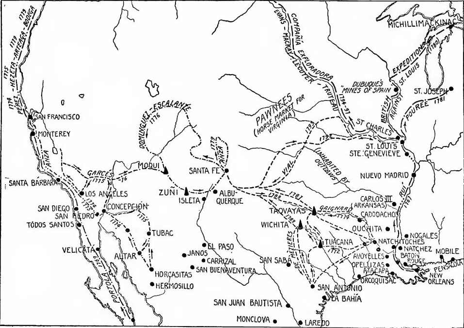 The Spanish Frontier in the Later Eighteenth Century.