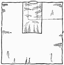 Fig. 16.—Handkerchief Fitted with Brass Tube