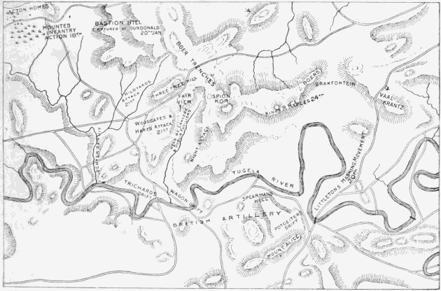 Plan of Engagement at Spion Kop.