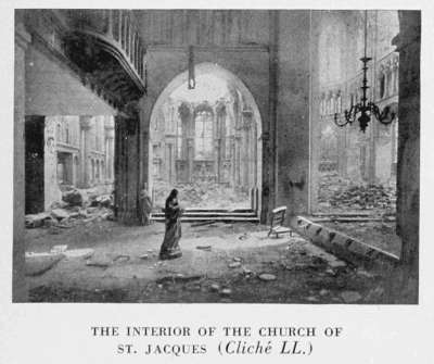 THE INTERIOR OF THE CHURCH OF ST. JACQUES. (Cliché LL.)