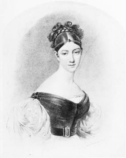 Maria F. Malibran  (From an Old Engraving which belonged to Manuel Garcia.)